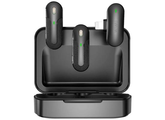 WiWU Wi-WM002-L Wireless Microphone with ANC Noise Reduction, and Mute Function Low Latency, Plug and Play, up to 30m Lightning